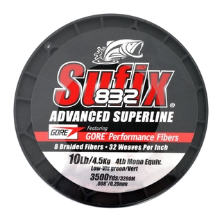 Buy Sufix 832 Advanced Superline Braid Low-Vis Green 3500yd 10lb online at