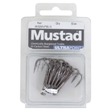 Buy Mustad 36329BLN Treble Hooks 3/0 Qty 6 online at