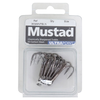 Buy Mustad 36329BLN Treble Hooks 3/0 Qty 6 online at Marine-Deals