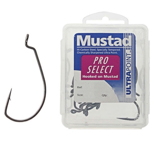 Buy Mustad Power Bite Soft Bait Hooks 8/0 Qty 10 online at
