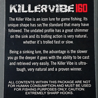 Buy River2Sea Killer Vibe Stickbait 160mm Mackerel online at