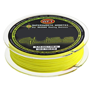 Buy WFT Gliss HMPE Hybrid Monotex Line Yellow 300m 8kg online at