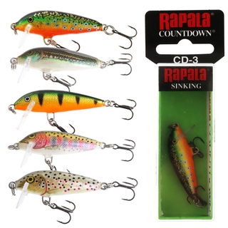 Buy Rapala CountDown CD-3 Sinking Lure 3cm online at Marine-Deals