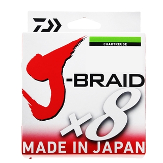 Buy Daiwa X8 J-Braid Chartreuse online at