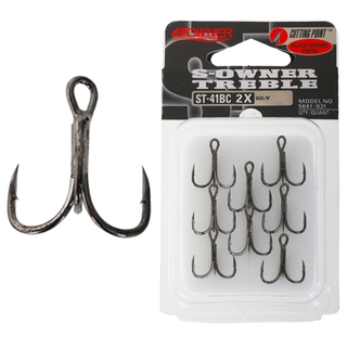 Buy Owner ST-41 Tinned Stinger Treble Hooks 8 Qty 8 online at
