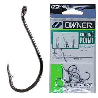 Buy Owner SSW Cutting Point Octopus Bait Hooks 4 Qty 10 online at