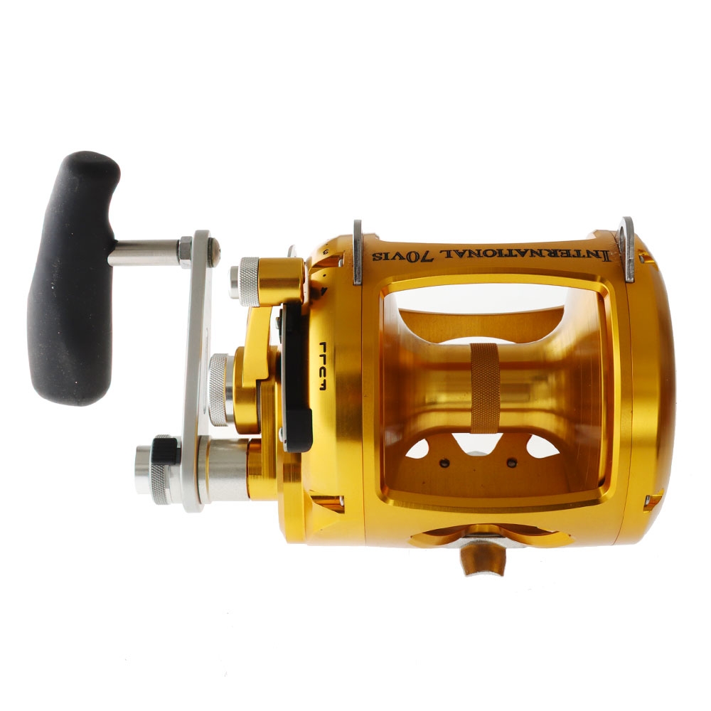 Buy PENN International 70VIS 2-Speed Game Reel Gold online at