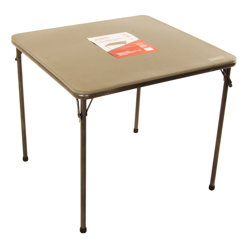 Coleman square card table hotsell