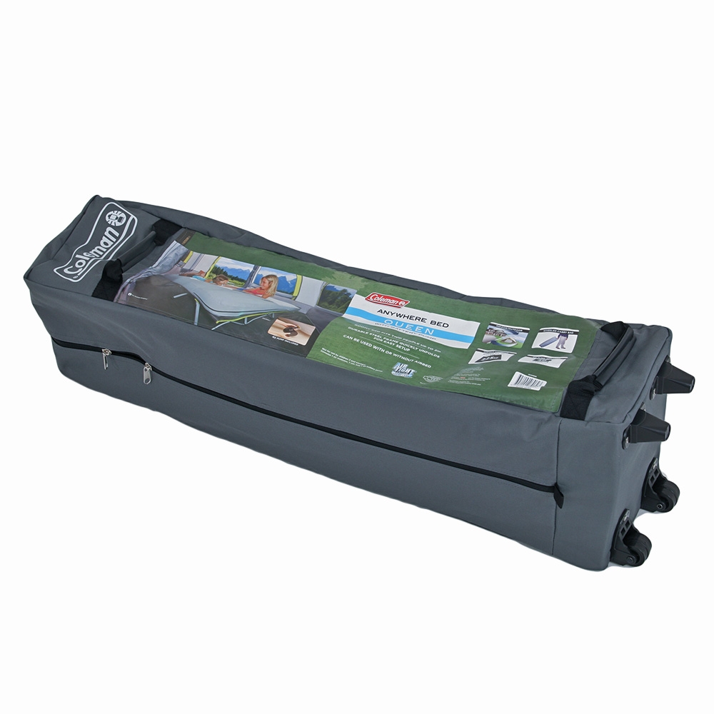 Coleman queen airbed with frame store