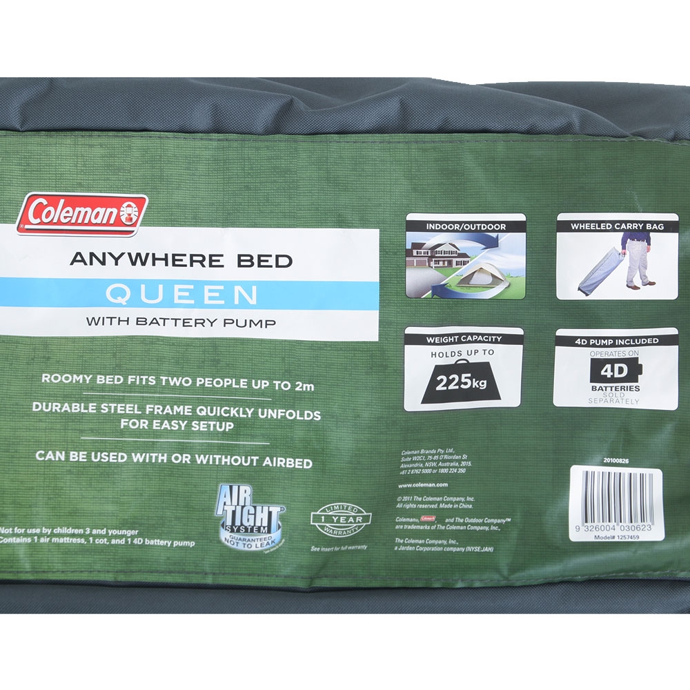 Coleman outlet framed airbed