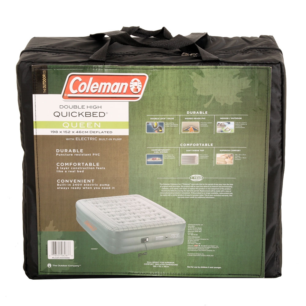 Coleman double hot sale high
