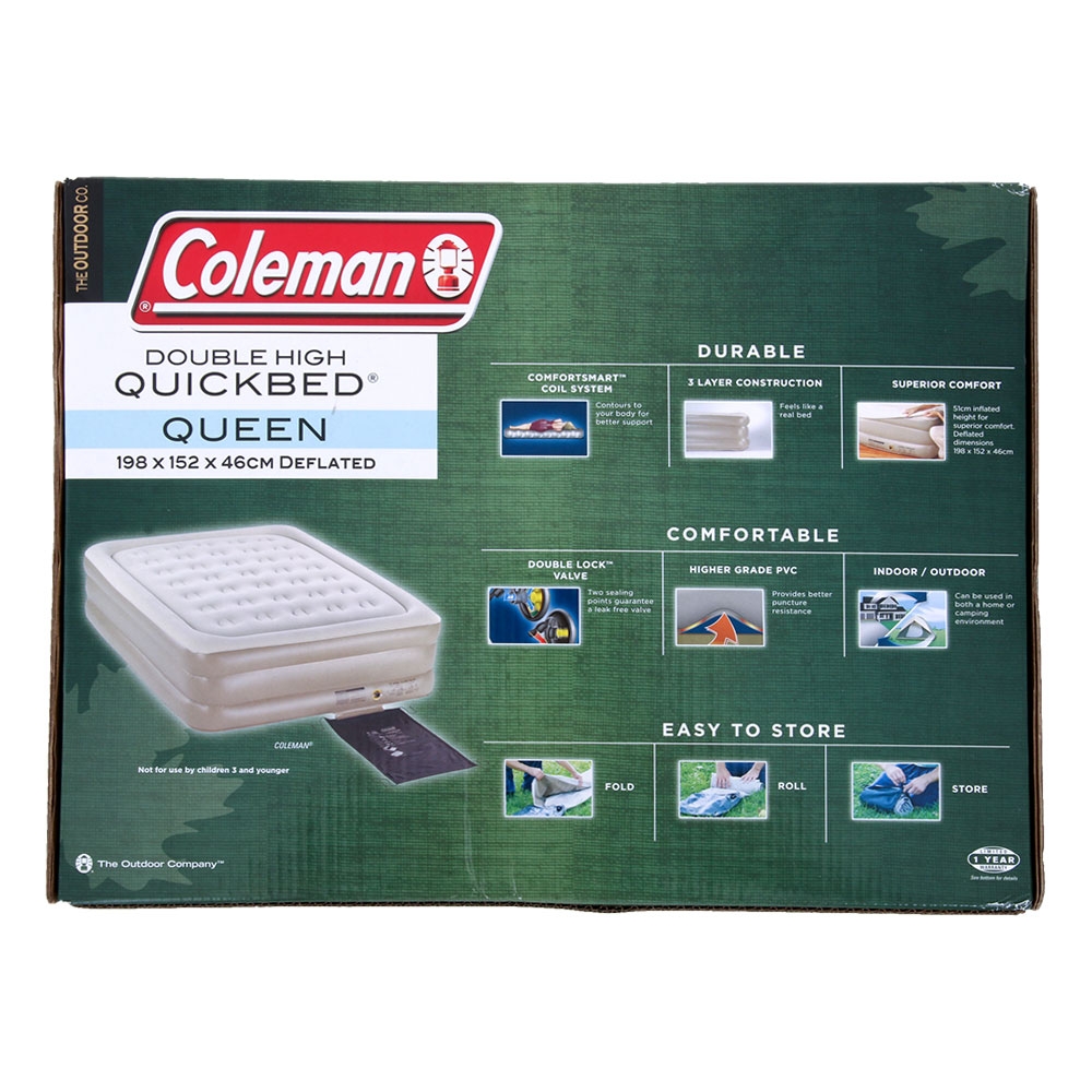 Coleman outlet double quickbed