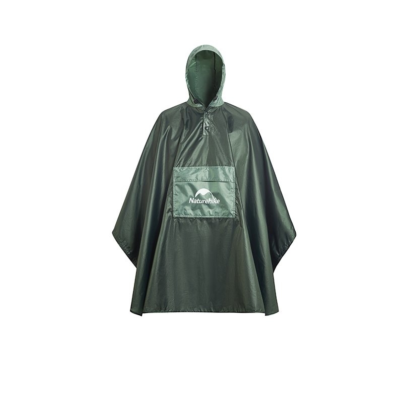 Buy Naturehike Waterproof Rain Poncho Army Green online at Marine Deals .nz