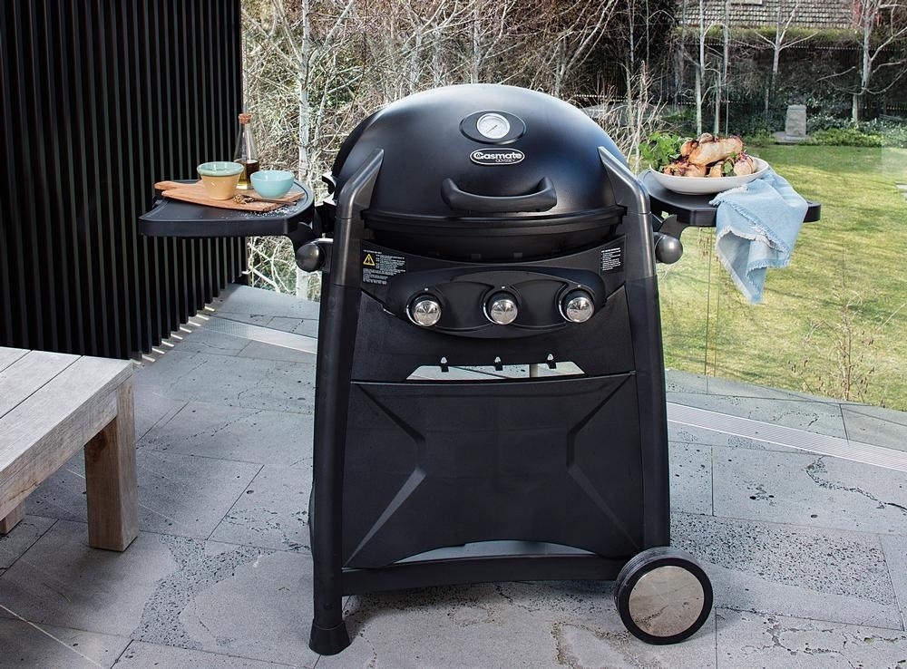 Buy Gasmate Odyssey 3T 3 Burner BBQ with Trolley online at Marine Deals .nz