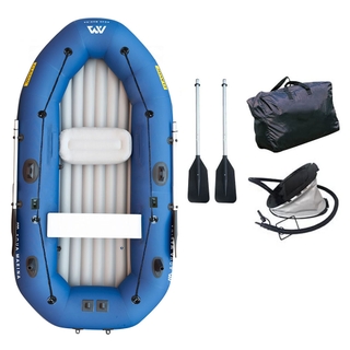 Buy Aqua Marina Classic Sports Inflatable Fishing Boat with Engine Motor  Mount 9ft 10in online at
