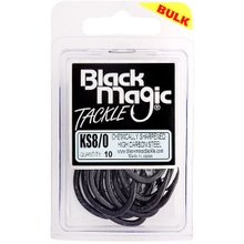 Black Magic KS Hooks for Fishing, Economy Size Pack