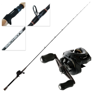 Buy Shimano Caius 150B Backbone Overhead Low Profile Baitcaster Combo 7ft  2-5kg 2pc online at