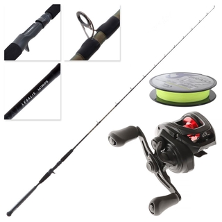 Buy Daiwa PR100 Legalis 661MHFB Slow Jig Baitcaster Combo with Braid 6ft  6in 60-150g 1pc online at