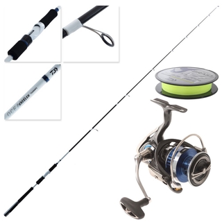 Buy Daiwa Legalis LT 4000D-C Exceler Oceano Soft Bait Spin Combo with Braid  7ft 6in 5-9kg 2pc online at