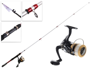 Buy Daiwa Sweepfire 2500 2BB and Spitfire Telescopic Boat Spin Combo with  Line 6ft 4-8lb 1pc online at