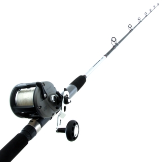 Buy Jarvis Walker Rampage 30 Overhead Boat Combo with Line 6ft 10-15kg 1pc online  at