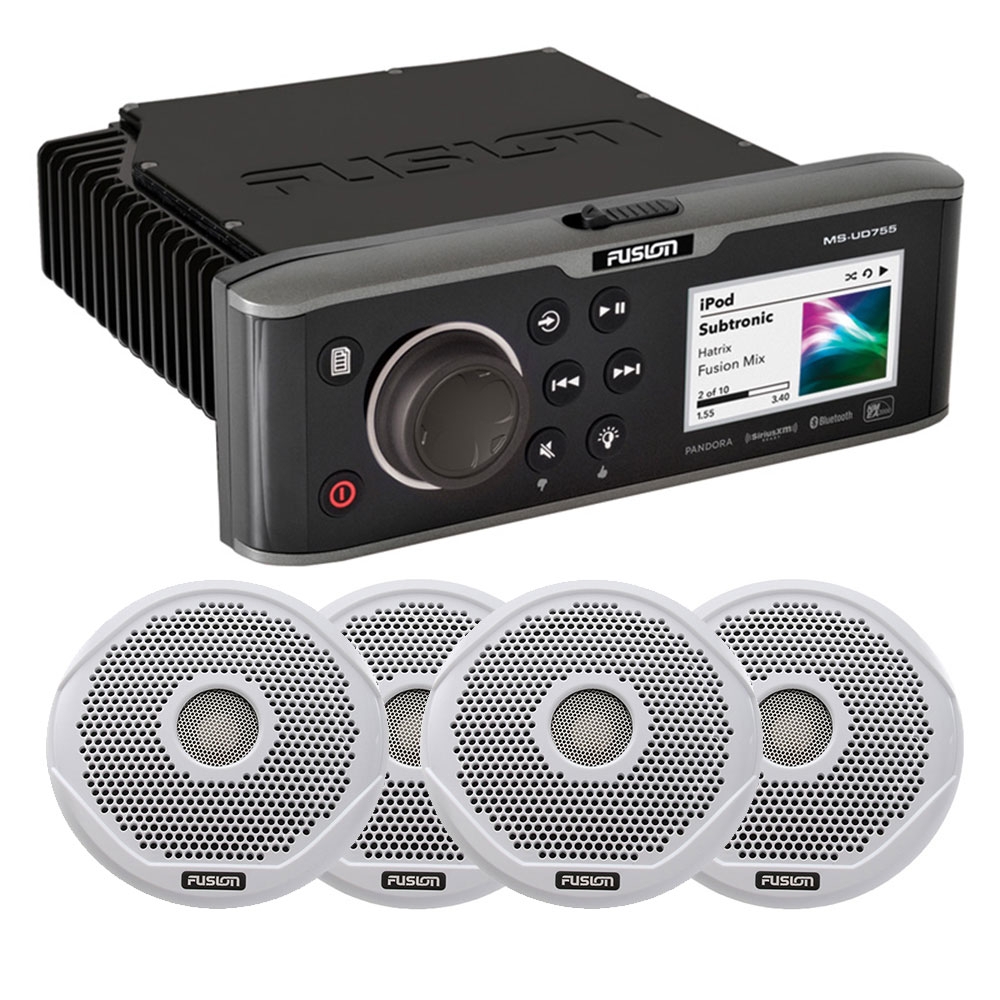 Fusion MS-UD755 Marine Stereo Package 