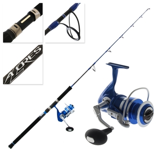 Buy Okuma Azores Blue 6500 Spin Jigging Combo 5ft 2in 250-400g 1pc online  at