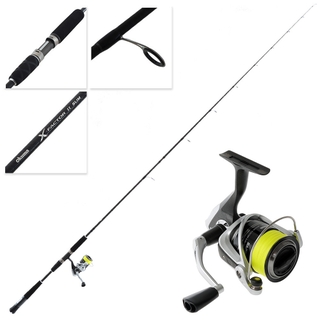 Buy Okuma Safina 4000 X-Factor II Slim Strayline Spin Combo with 20lb Braid  7ft 6in 6-10kg 2pc online at