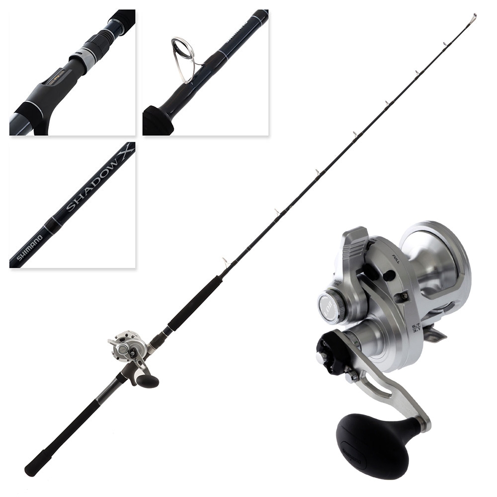 Buy Shimano SpeedMaster LD II 12 Shadow X 2 Speed OH Jigging Combo