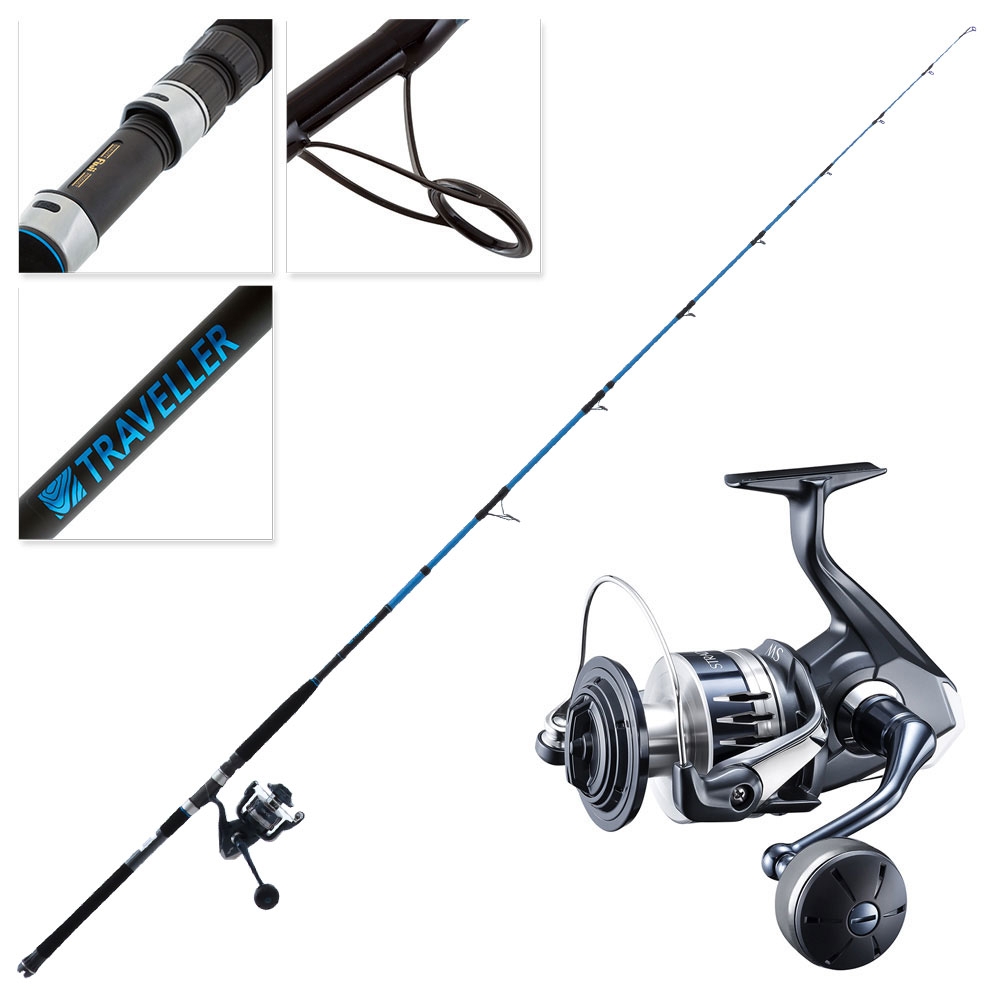 Buy Shimano Stradic SW 10000 HG Traveller Spin Topwater Combo 8ft ...