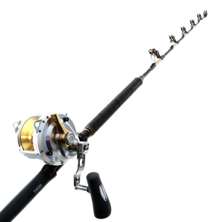 Buy Shimano Talica 50 II Tiagra Ultra Stand-Up Roller 2-Speed Game Combo  5ft 5in 80lb 2pc online at