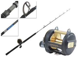 Buy Shimano Triton Lever Drag TLD-30 2-Speed and Vortex Game Combo 5ft 7in  15-24kg 1pc online at