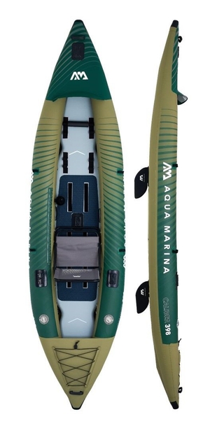 Buy Aqua Marina Caliber 1-2 Person Inflatable Fishing Kayak 398cm