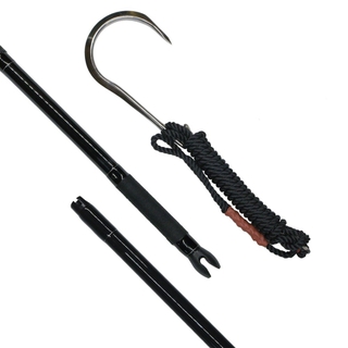 Buy Hook'em Cast Flying Gaff 1600mm with 150mm Round Stainless Head online  at