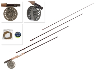Buy Okuma SLV 5/6 and Taimer XTCII No.6 Fly Fishing Combo with Fly Line and  Backing with Tube online at