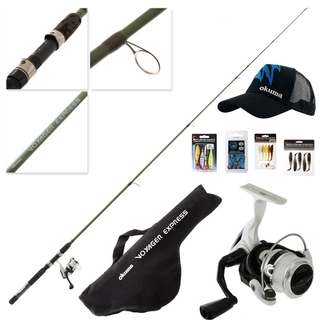 Buy Okuma Ready to Fish Aria 30a Voyager Canal Trout Spinning Package 6ft  6in 6-12lb 5pc online at