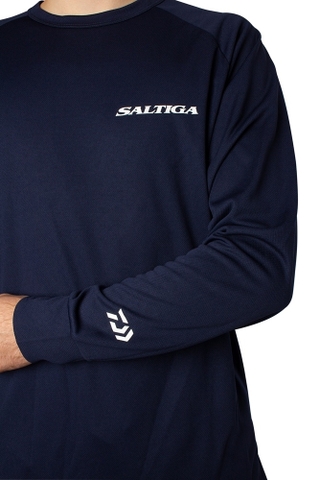 Buy Daiwa Saltiga UPF Mens Long Sleeve Fishing Shirt Navy online