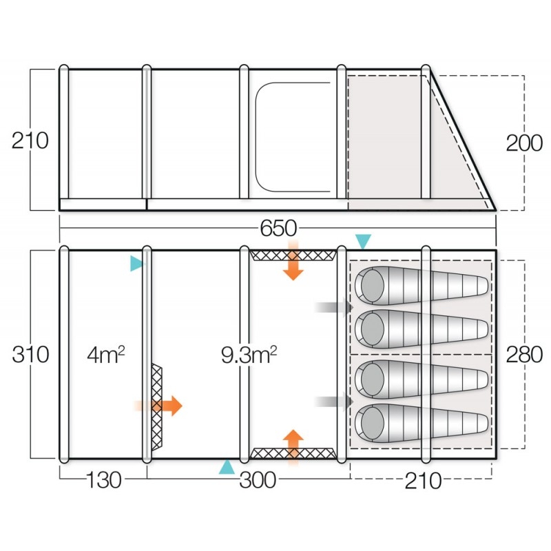 Vango 2025 edoras 400xl