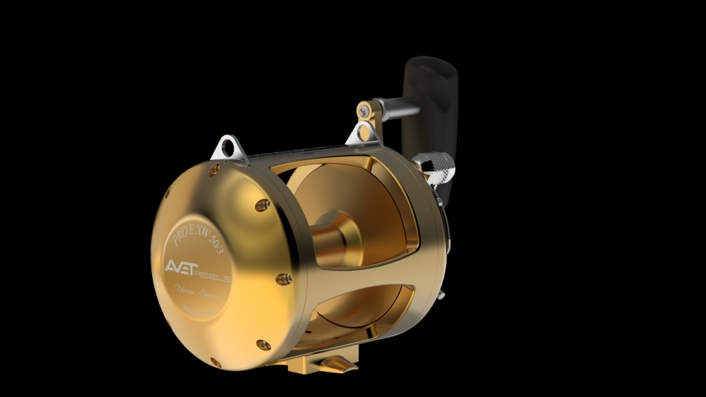 Buy Avet EXW50 3 3 Speed Lever Drag Big Game Reel Gold online at