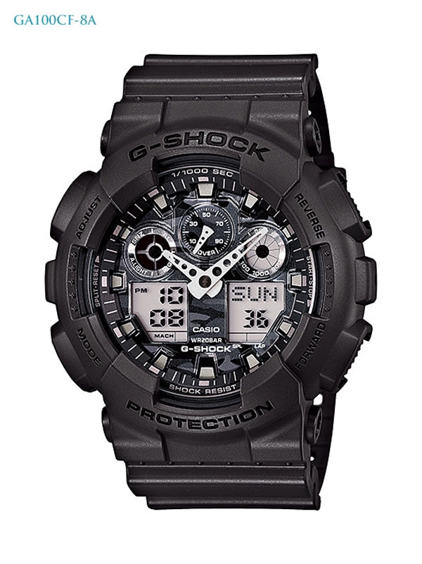 Buy G Shock GA100CF Camouflage Series Watch 200m online at Marine Deals .nz