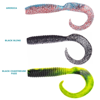 Berkley Gulp! Grub Soft Plastic Lure 6in White Glow