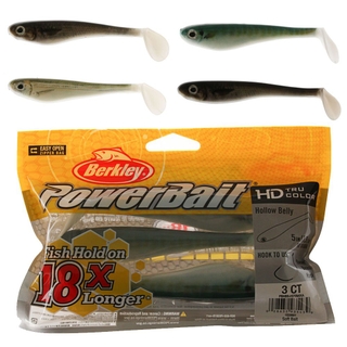Buy Berkley Powerbait Hollow Belly Paddle Tail Soft Bait 15cm online at