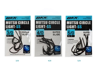 BKK Hooks A-BR-5050 Mutsu Circle Light-Ss (B-25) Size 4/0# 25 Pack