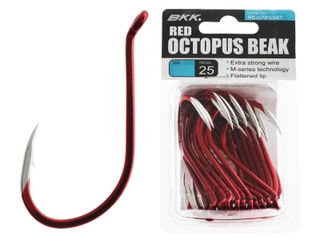 Buy BKK Octopus Beak Hooks Red Bulk Pack Qty 25 online at