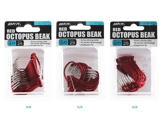 Buy BKK Octopus Beak Hooks Red Bulk Pack Qty 25 online at