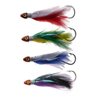 Buy Black Magic Saltwater Chicken Feathered Game Lure - Double Hook online  at