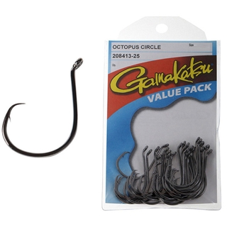 GetUSCart- Croch 150 Pack Octopus Circle Hooks Offset Point 6 Size #1, 1/0,  2/0, 3/0, 4/0, 5/0