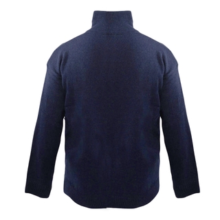 Buy Swanndri Mens Mariner Wool Zip Neck Jersey Navy online at