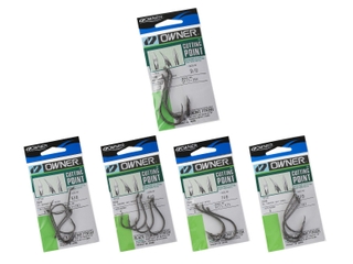 Owner Cutting Point Flyer Live Bait 2/0 Hooks - 6 ct