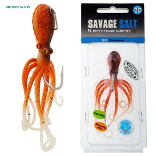 Leurre souple Savage gear Salt 3D Octopus -  - Dingue d